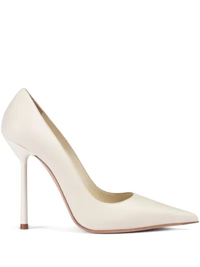 Le Silla Eva 120mm Leather Pumps In Neutrals