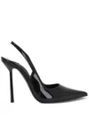 Le Silla Bella 120mm Patent-leather Pumps In Schwarz