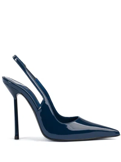 Le Silla 120mm Bella Slingback Pumps In Blue