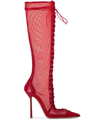 Le Silla 120mm Colette Boots In Red