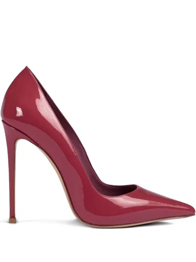 Le Silla 120mm Eva Patent-leather Pointed-toe Pumps In Pink