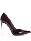Le Silla Eva 120mm Patent-leather Pumps In Red