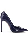 Le Silla Bella Leather Pumps In Blue