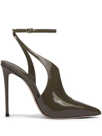 Le Silla 120mm Futura Pumps In Green