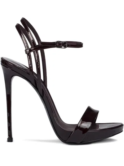 Le Silla 120mm Gwen Sandals In Black