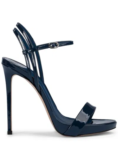 Le Silla 120mm Gwen Sandals In Blue