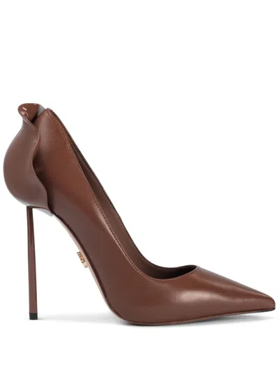 Le Silla 120mm Petalo Pumps In Brown