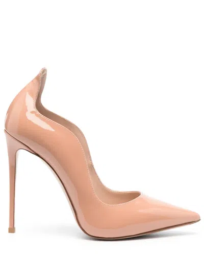 Le Silla 120mm Pointed-toe Pumps In Neutrals