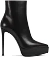 Le Silla 140mm Uma Ankle Boots In Black