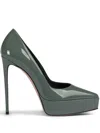 Le Silla 140mm Uma Pumps In Green