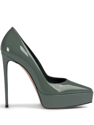 Le Silla 140mm Uma Pumps In Green