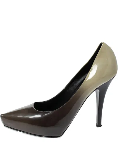 Pre-owned Le Silla 2023 115mm Gradient Pumps In Green