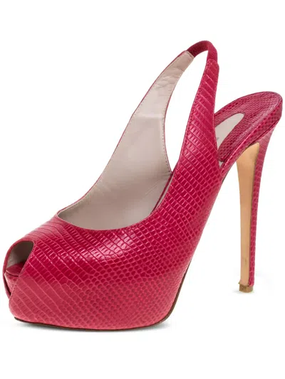 Pre-owned Le Silla 368679 Red