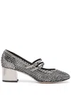 Le Silla Grey Heel Shoes In Grey
