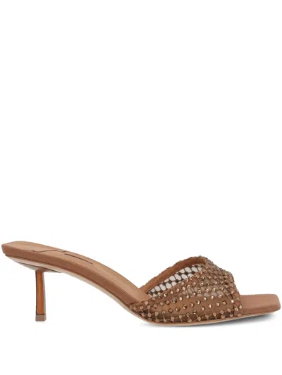 Le Silla 50mm Gilda Sandals In Brown