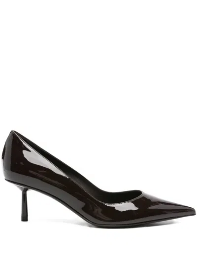 Le Silla 55mm Pointed-toe Pumps In Brown