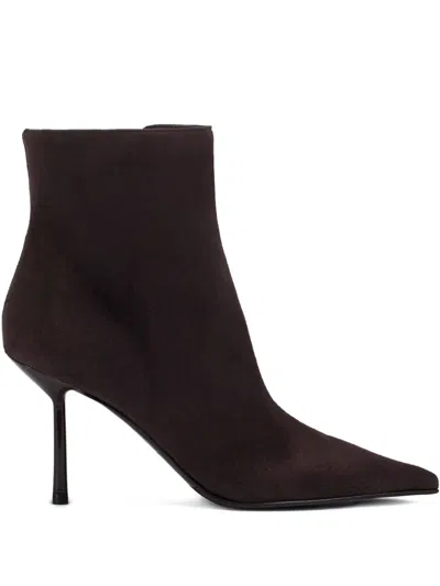 Le Silla 80mm Bella Ankle Boots In Brown