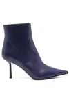 Le Silla 80mm Bella Ankle Boots In Blue