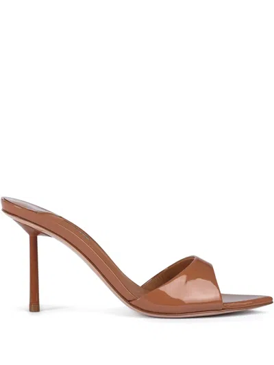 Le Silla 80mm Bella Mules In Brown