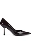 Le Silla 80mm Bella Pointed-toe Pumps In Black