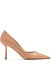Le Silla 80mm Bella Pumps In Brown