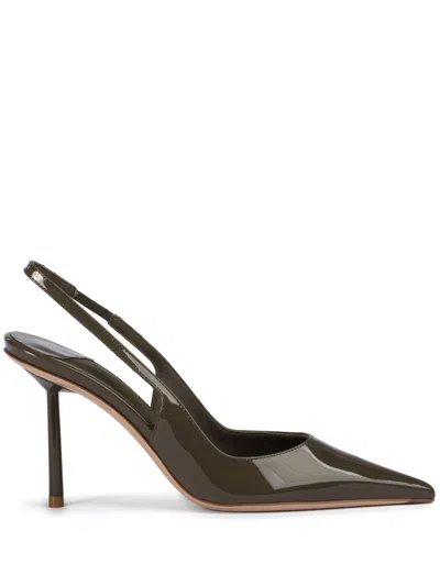 Le Silla 80mm Bella Pumps In Brown