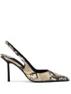 Le Silla 80mm Bella Pumps In Neutrals