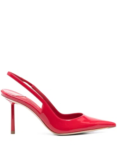 Le Silla 80mm Bella Slingback Pumps In Red