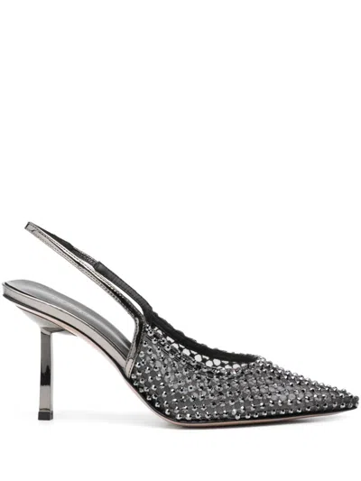 Le Silla With Heel In Silver