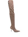 Le Silla 80mm Pointed-toe Boots In Brown
