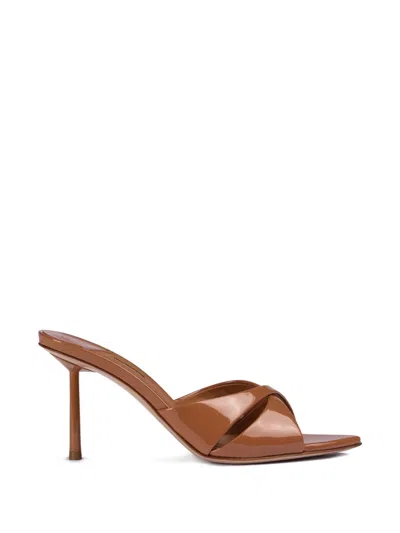 Le Silla 80mm Shirley Mules In Brown