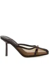 Le Silla 80mm Vittoria Mules In Brown