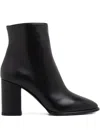 Le Silla 90mm Block-heel Leather Boots In Black