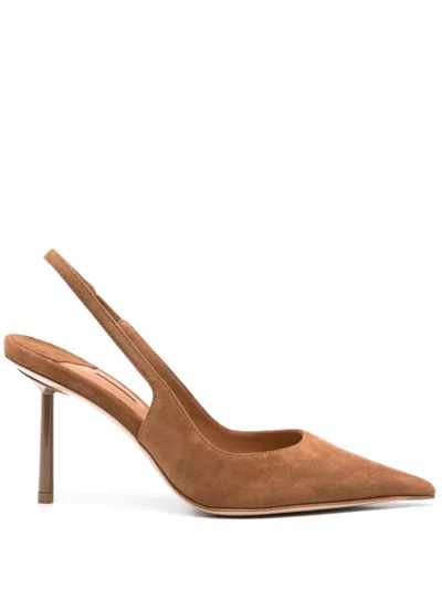 Le Silla 90mm Leather Pumps