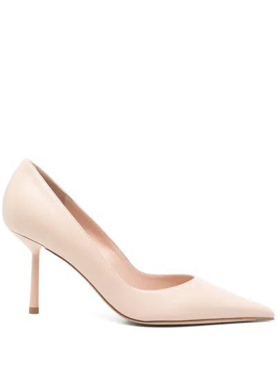 Le Silla 90mm Leather Pumps In Pink
