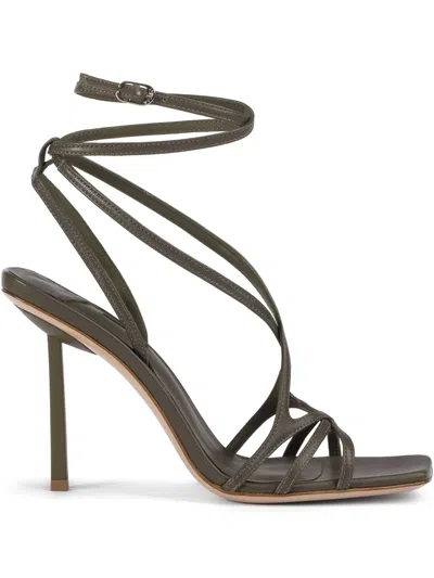 Le Silla 95mm Belen Sandals In Grün