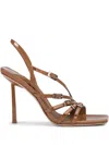Le Silla 95mm Scarlet Sandals In Braun