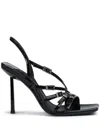 Le Silla 95mm Scarlet Sandals In Schwarz