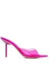 Le Silla Afrodite 100mm Slip-on Sandals In Rosa
