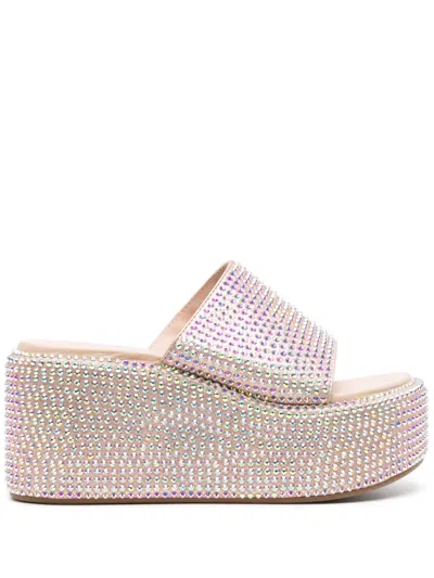 Le Silla Aiko Platform Sandals In ピンク