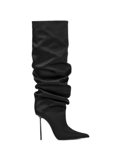 Le Silla Amelia Pointed-toe Boots In Black