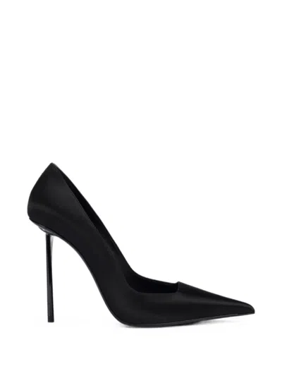 Le Silla Amelia Satin Pumps In Black