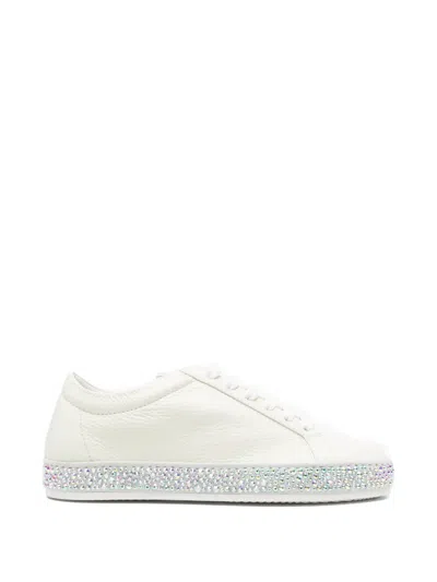 Le Silla Andrea Round-toe Sneakers In White