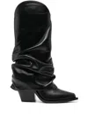 Le Silla Andy 100mm Cowboy Boots In Black