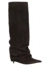 Le Silla Andy High Heels Boots In Brown Suede In Brown
