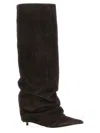Le Silla Andy High Heels Boots In Brown Suede In Brown