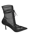 Le Silla See-through Lace-up Sneakers In Black