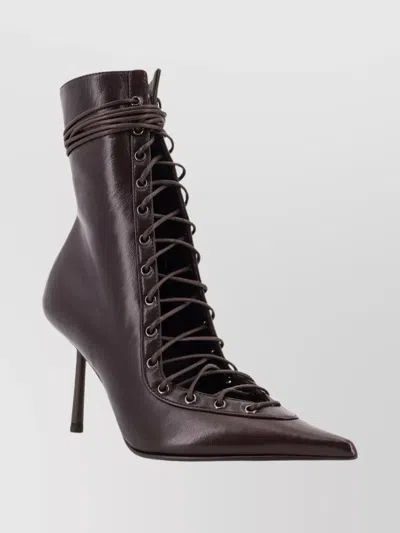 LE SILLA ANKLE BOOTS LACE-UP FRONT