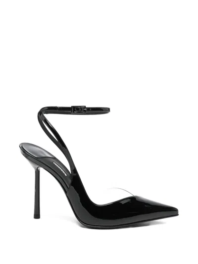 Le Silla Ankle-strap Pointed-toe Pumps In Black