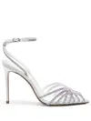 Le Silla Bella 110mm Slingback Sandals In White